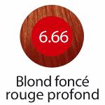 Coloration avec ammoniaque KARES COLORS N°6.66 Blond Foncé Rouge Profond 100 ml