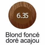 Coloration avec ammoniaque KARES COLORS N°6.35 Blond Foncé Doré Acajou 100 ml